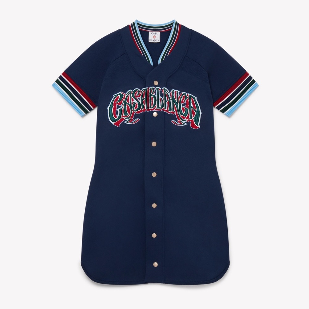 Casablanca Navy Women's Jersey Dress